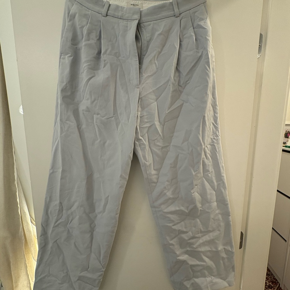 Babaton Light Blue Chino Pants